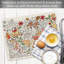Christmas Toss Flexible Plastic Cutting Board Mat