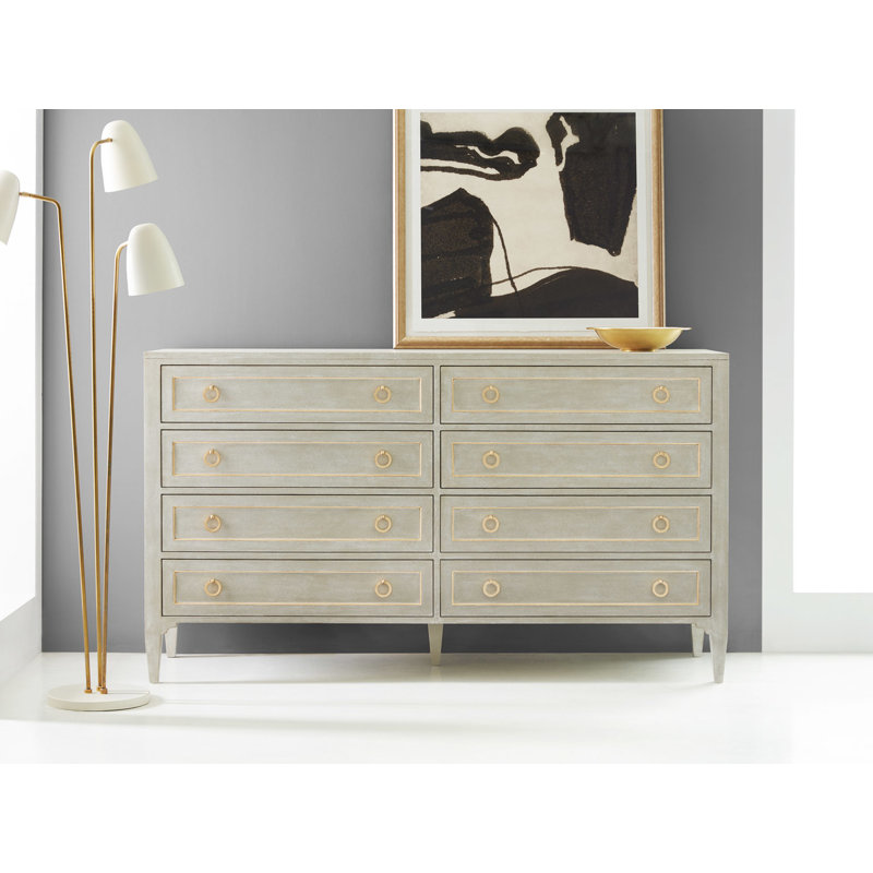 Gustavian 8 - Drawer Dresser