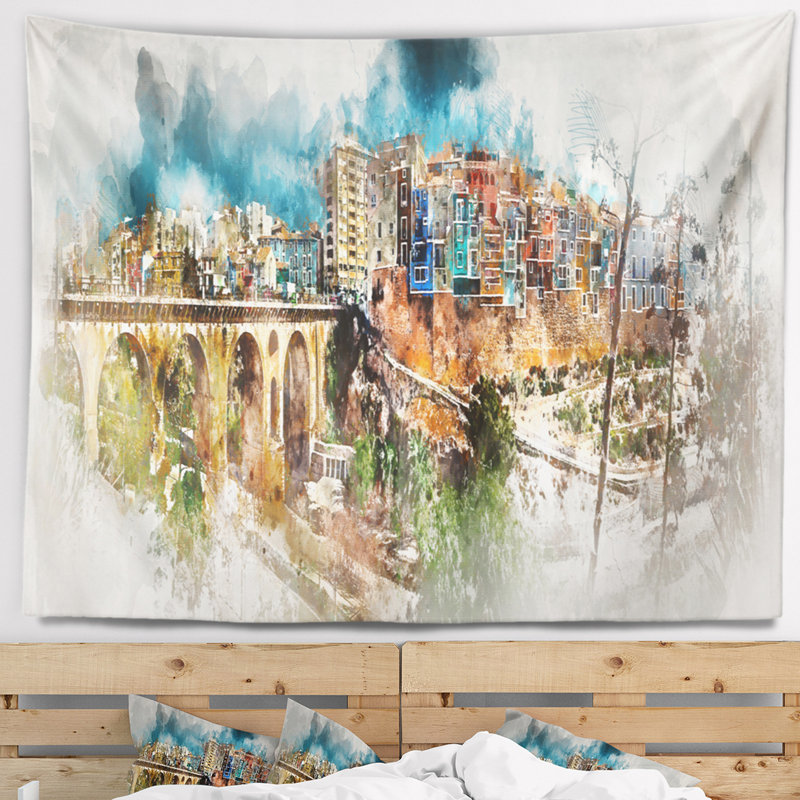 Polyester Tapestry, 50" H x 60" W