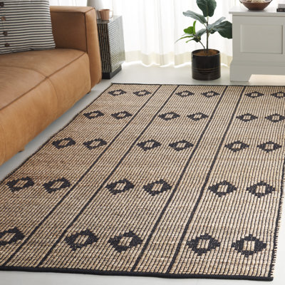 Kornelis natural fiber flatwoven jute rug