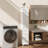 Abdullah 6-Tier Foldable Plastic Storage Cabinet With Clear Doors And Removable Shelves