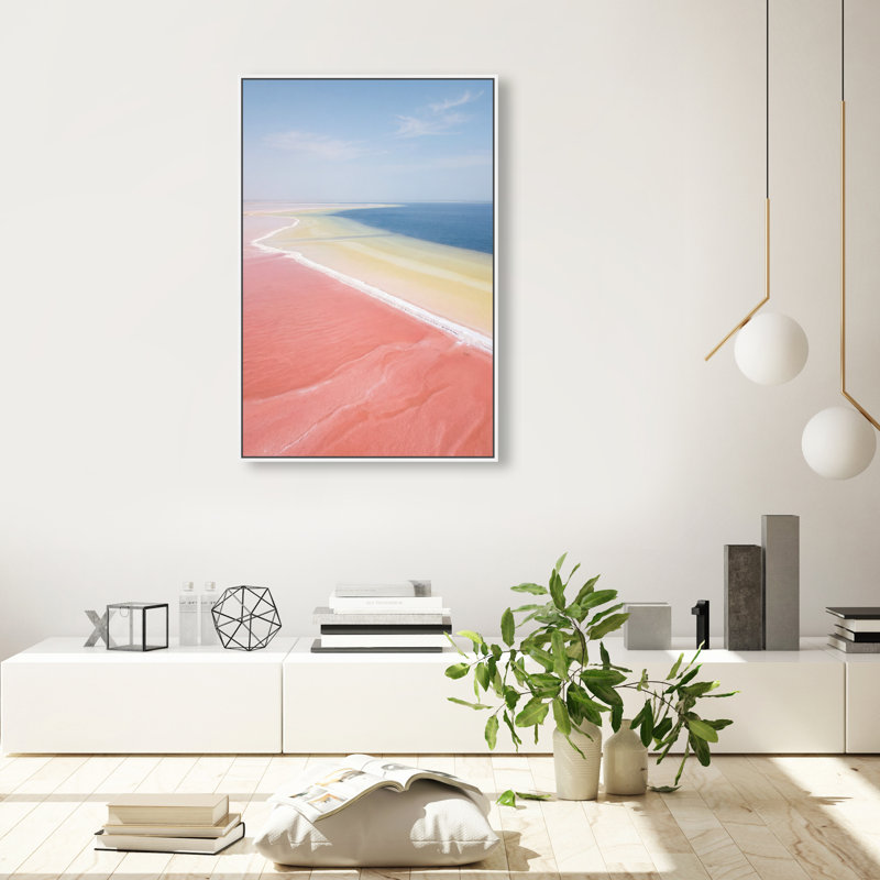 Where Dreams Collide Print by Oliver Gal, 25"H x 37"W, White Floater Frame