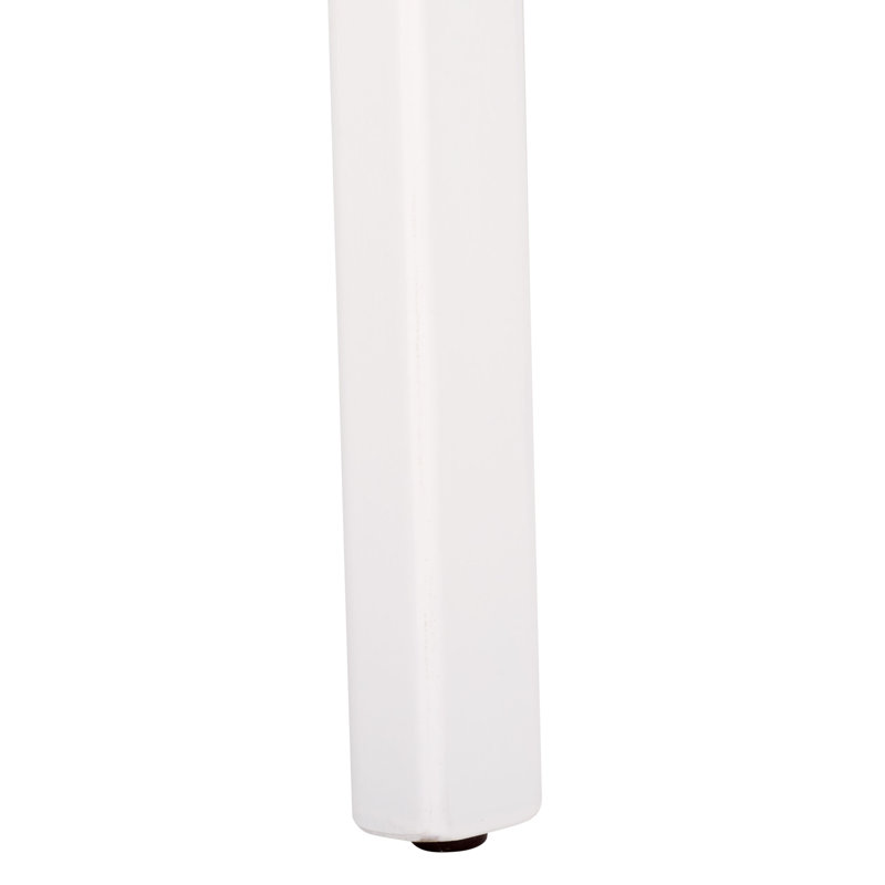Bluebelle Counter Stool with Solid Wood Frame, Counter Stool (25” Seat Height), White/Natural