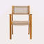 CHAISE DE SALLE À TIRER TRESSÉE (ENSEMBLE DE 2)-118100614-118100615