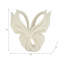 Sagebrook Home 16" Renfe Large Quartz Resin Butterfly Statuary