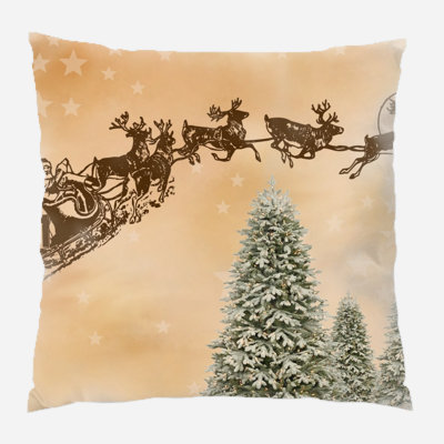  Coussin décoratif en toile Père Noël intérieur / extérieur