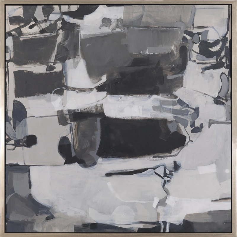 Study Of Gray XI Painting, 48" H x 48" W