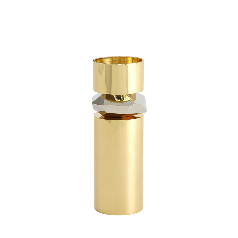 Romano Candle Holder-Tall, Brass