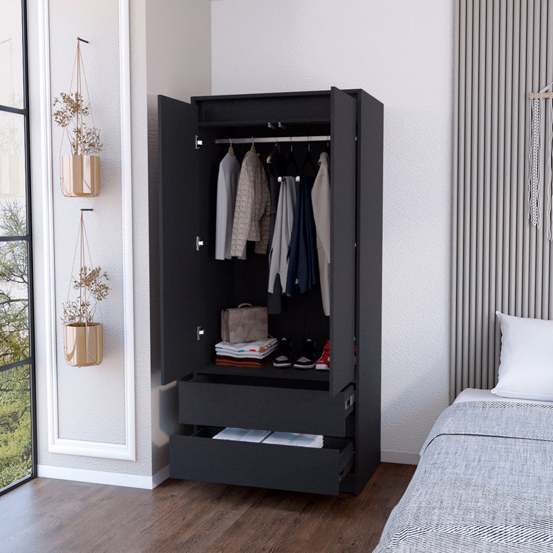 Armoire ferme, chambre à coucher, Noir