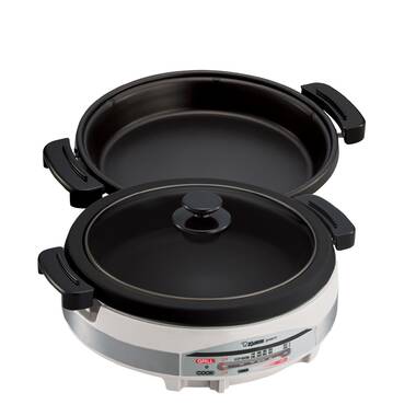 CucinaPro 16 in. Polished Interior Classic Electric Skillet 1454