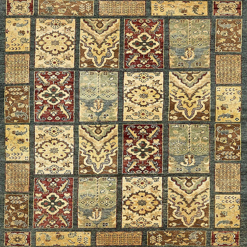 Abstract Indoor Rug, Square 3'