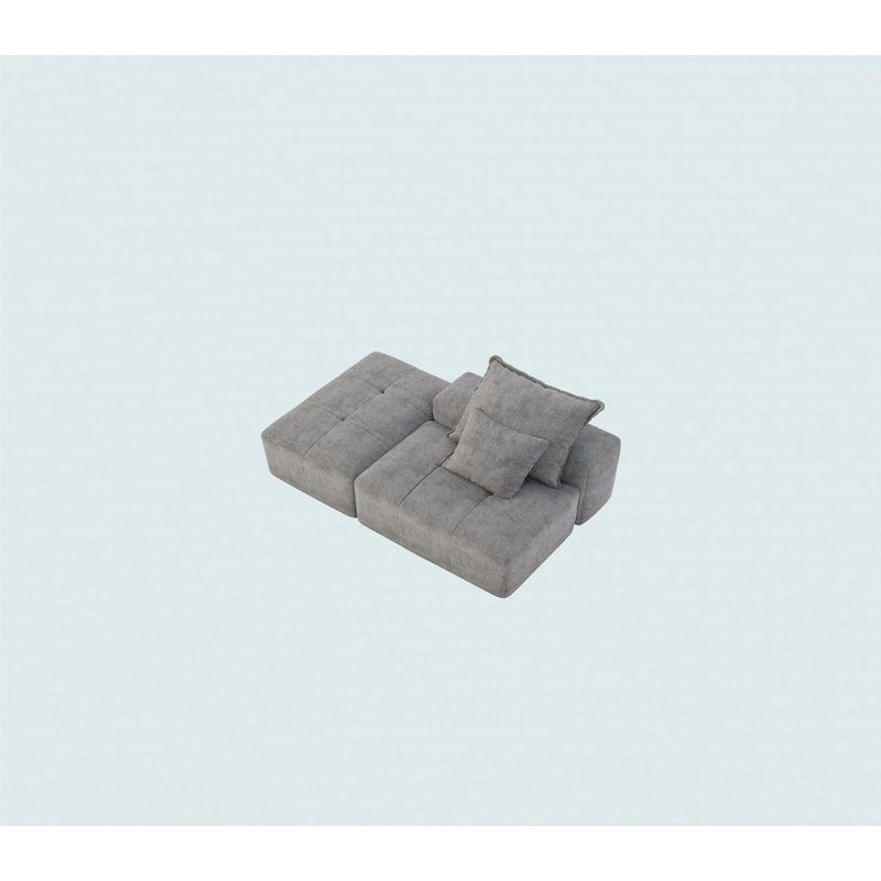 Canapé modulaire surdimensionné Modern, Gris