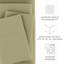 Ensemble de draps rayé et gaufré de quatre articles Becky Cameron-1412860680-1412860682