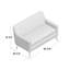 Decato 51.5" Tuxedo Arm Loveseat-1896282574-1903911787