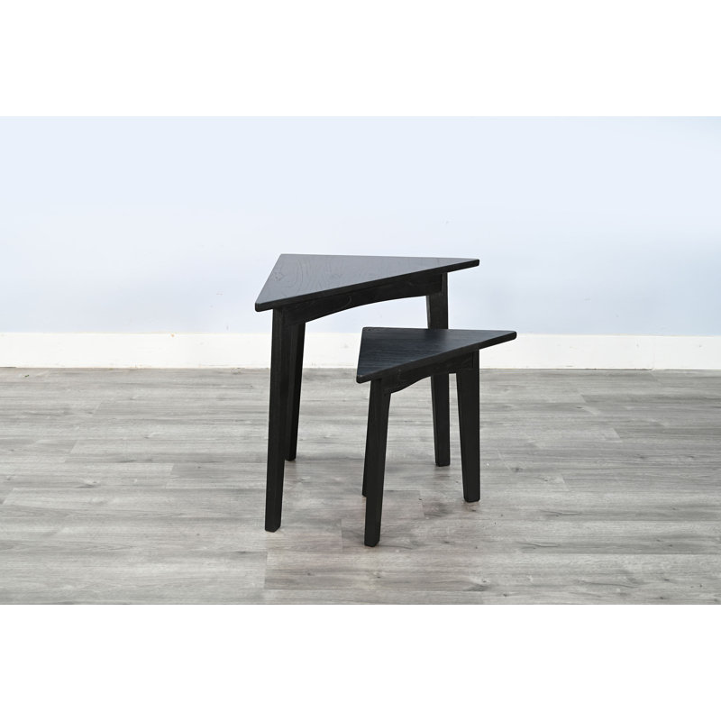 Abuaber Nesting Tables, Black