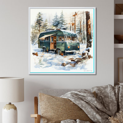 " Camping Van Charm In Winter "