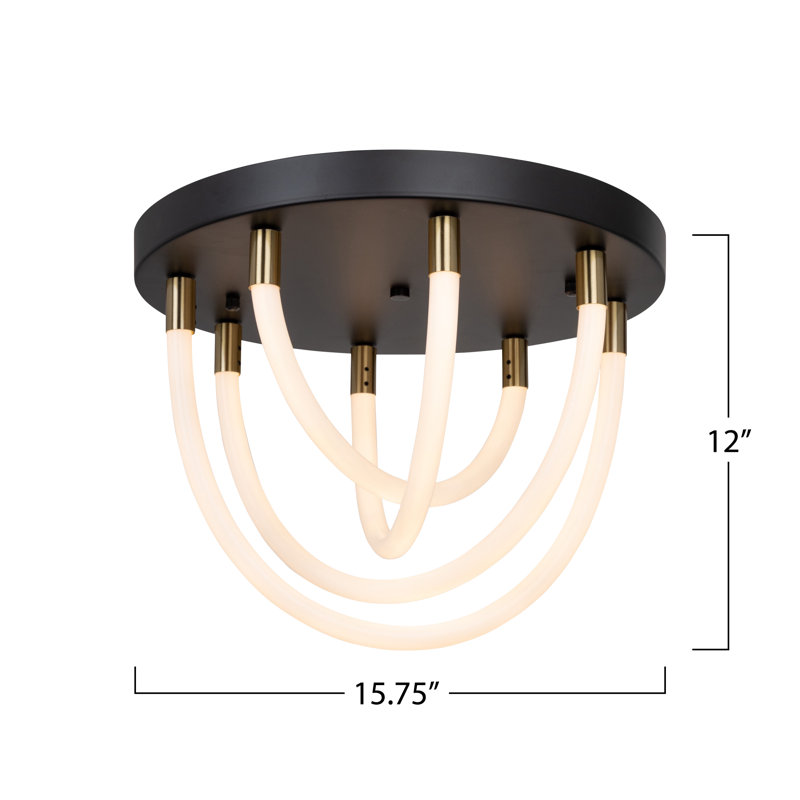 Diyari LED Semi Flush Mount