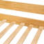 Lit superposé simple en bois massif avec tente - cadre de rangement supplémentaire-36730791