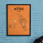 Kitwe City Map - No Frame Print-367258260