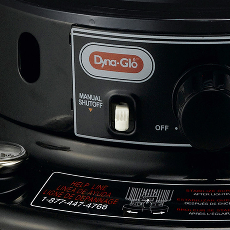 Dyna-Glo 23000 BTU Kerosene Compact Space Heater, Black