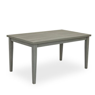 1Pc Gray Color Rectangular Shape Table Dining Room Wooden Furniture