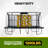 JumpKing Pro-Series 10'x16' Rectangle Trampoline - Outdoor/Indoor Recreational Trampoline with Enclosure Net - Professional Trampoline, Perfect Holiday Gift for Kids, Adults, Family for Fun & Fitness