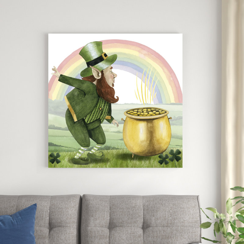 Leprechaun's Rainbow II, H 36 po x l 36 po x P 1,25 po