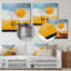 Eliana - Paysage abstrait, impression d'art mural-106101662-106101663