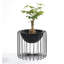 Pot à fleurs Daouda en métal avec support pour plantes d'intérieur et d'extérieur - Perfect Christmas Home Decor & Gift