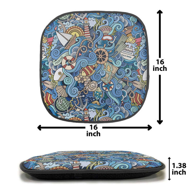 Coussin de siège papillon