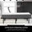 Murrieta 15" Adjustable Bed Frame with Memory Foam Mattress, Foot Retainer Bar-1966154723