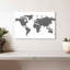 Carte du monde Aliaz BW Stripes-107708886
