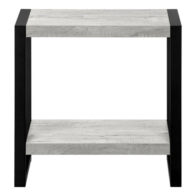 Table d'appoint, table d'appoint, table de bout, table de chevet, lampe, salon, métal stratifié, industriel