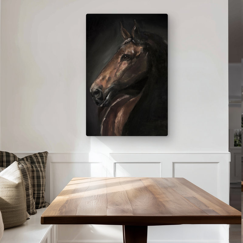 Spirit the Horse - Rustic Metal Print for Home Decor, 36" H x 24" W