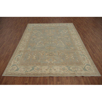 Vegetable Dye Oushak Large Area Rug 9x12