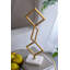 Table Decor  Set of 2  14" x 5" x 3"  Gold/White