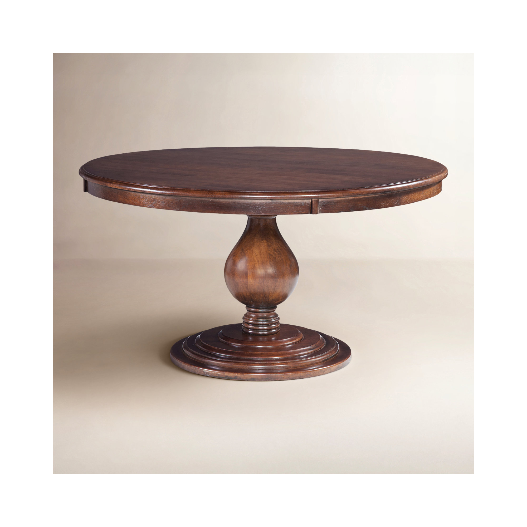 Kehoe Round Dining Table, Coffee, 48" W x 48" L