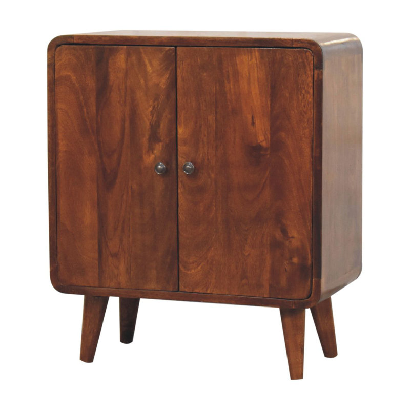 Hillsboro Solid Wood 2 - Door Rectangle Accent Cabinet