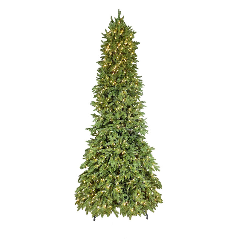 Sapin de Noël artificiel illuminé Irais - support inclus, H 7,5 pi