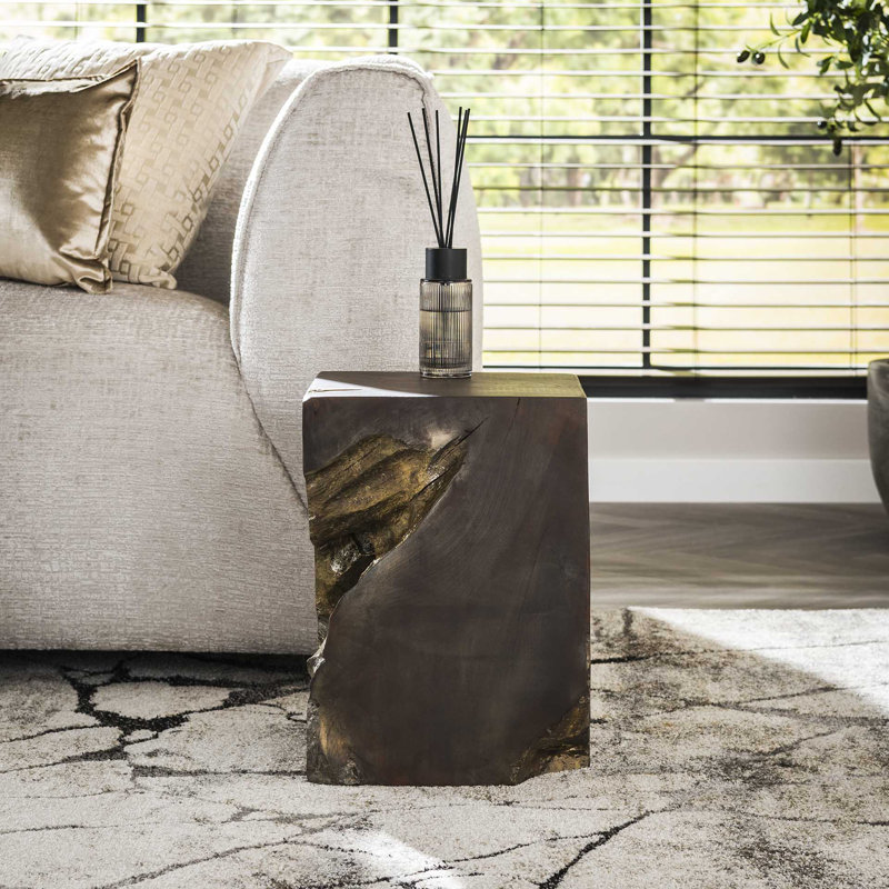 Deloney Solid Wood End Table