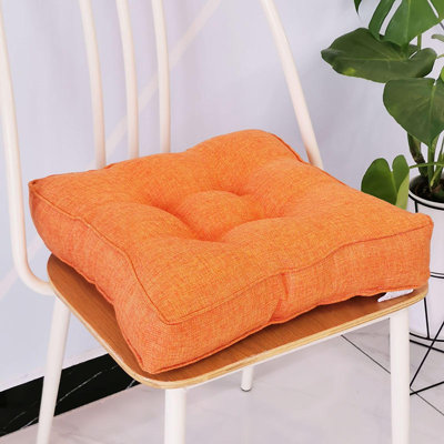 45cm Coussin de siège en lin imitation tridimensionnelle épaissie à motif de livraison