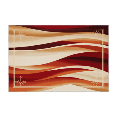 Ochre Whispers Indoor And Outdoor Area Rug