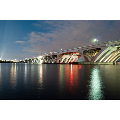 Burdette Wilson Bridge by Eli Wilson - Wrapped Canvas Print