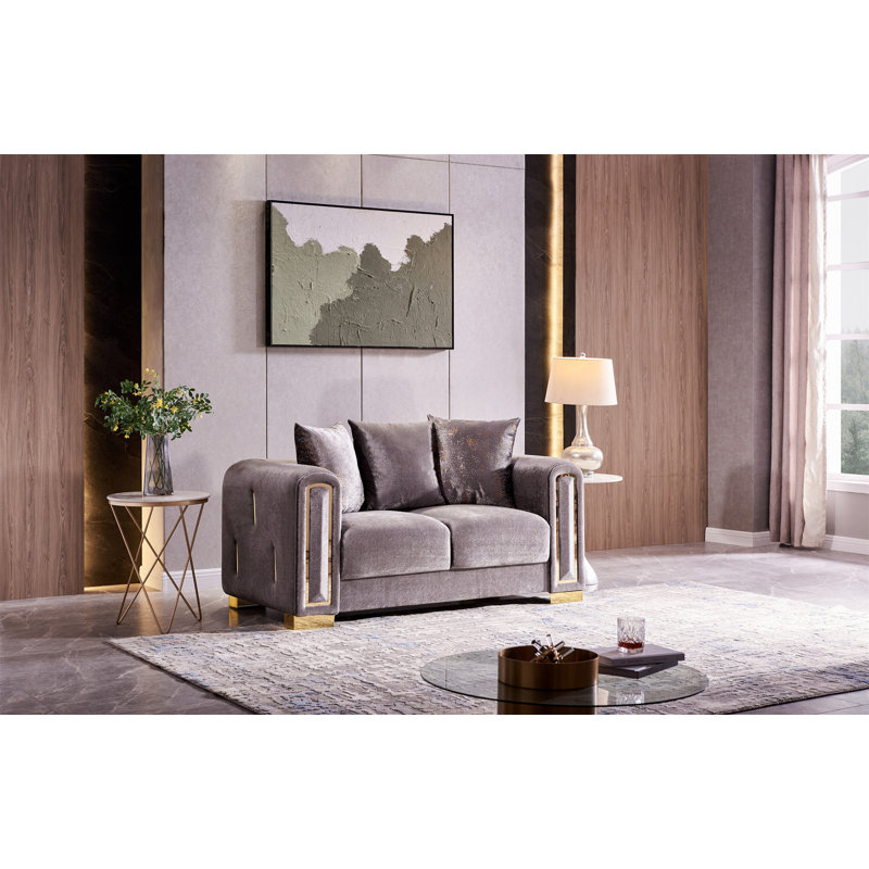 Causeuse Impreza, Argent argent