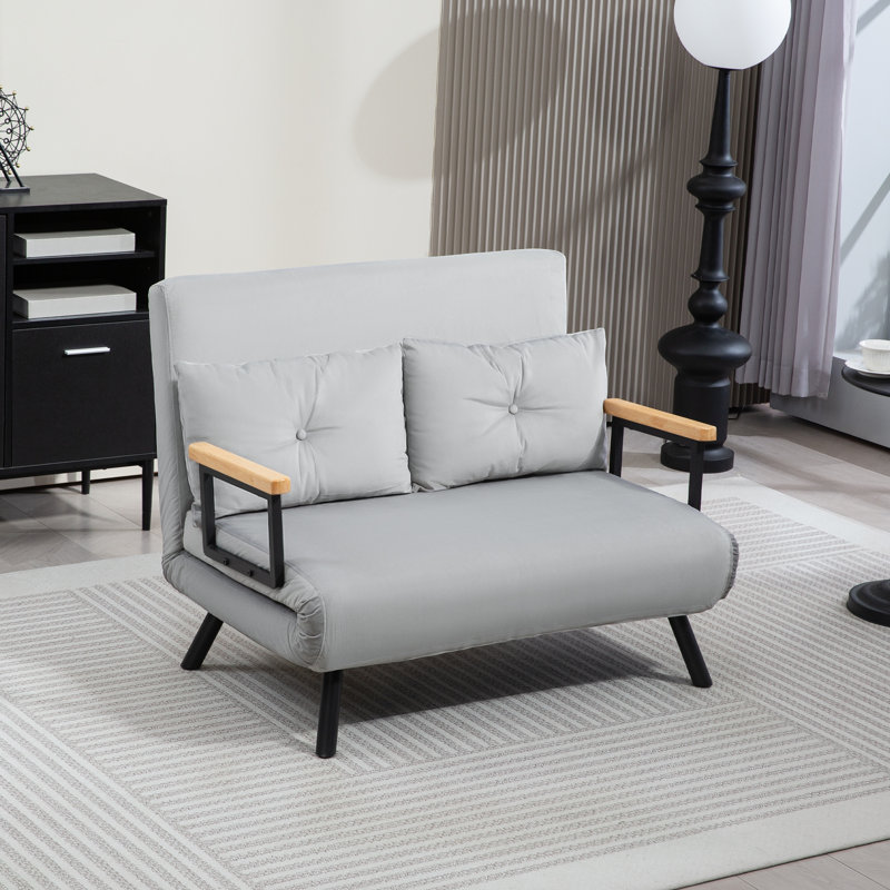 Tahmoor 2 Seater Sofa Bed, Light Grey