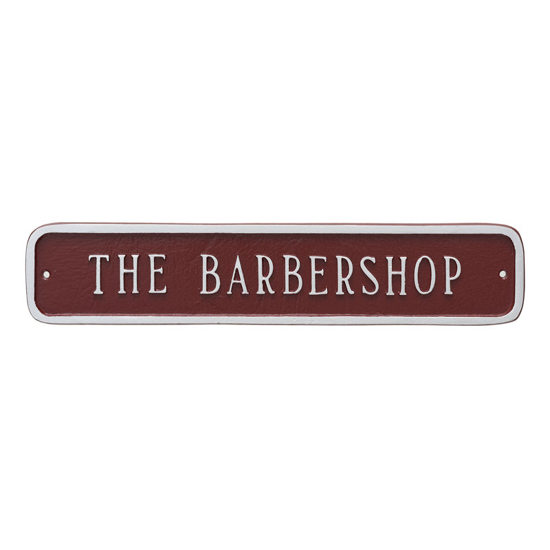 Lexington Arch Extension Estate Address Sign Plaque, Sea Blue/Gold, Yes, Lawn