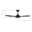 Winston Smart Ceiling Fan with Remote, Light Kit Included, Works with Google Assistant, Amazon Alexa, and Siri Shortcuts.-253267812-253267834-253267832