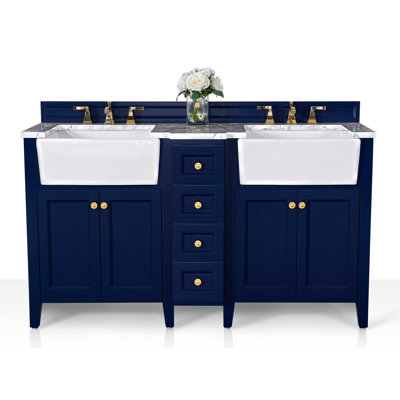 Ensemble de meuble-lavabo double 60 po Adeline
