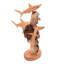 Figurine en bois hammerhead de fête Beale