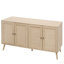Buffet décoratif 4 portes avec tablette réglable pour le vestibule et le salon